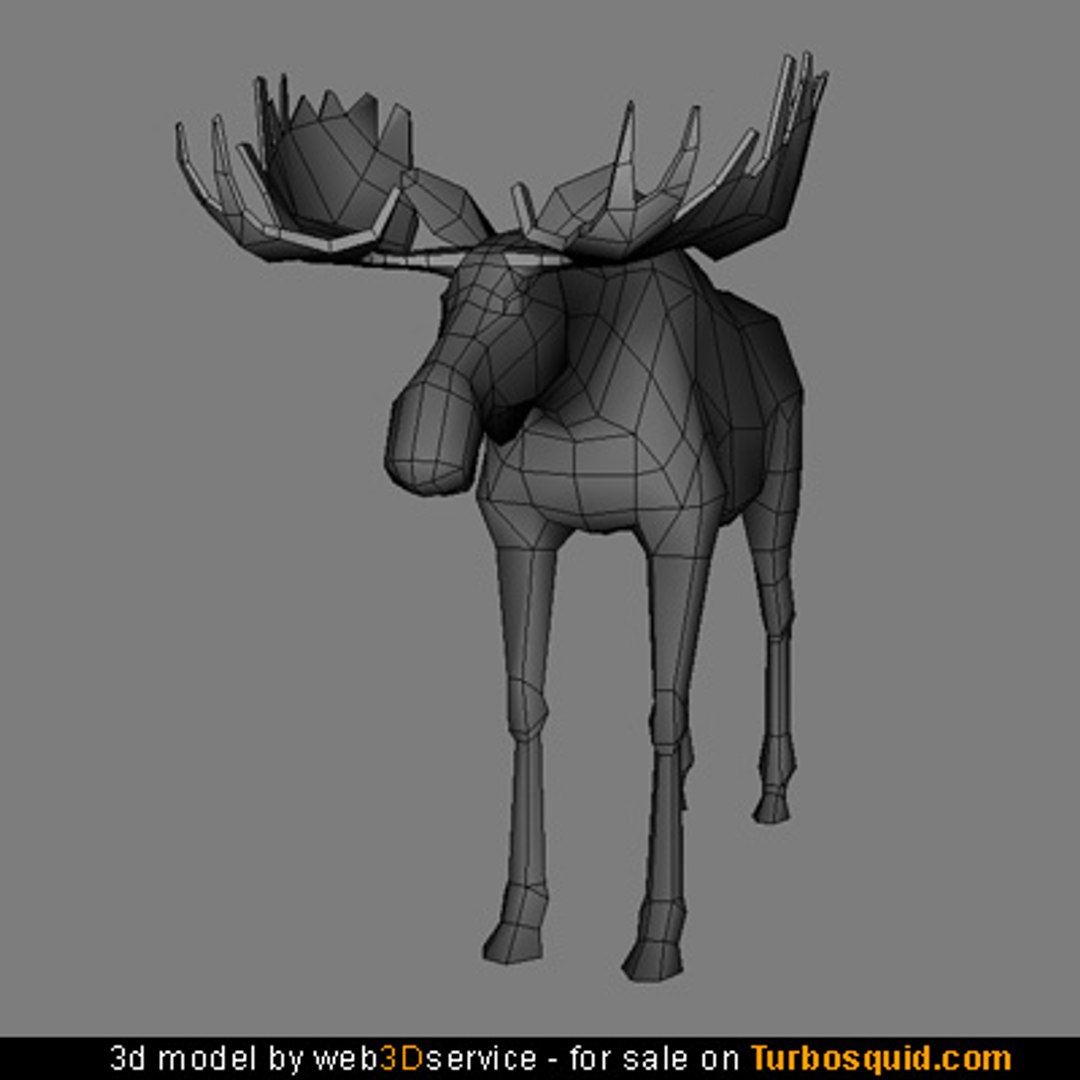 Moose Real Time 3d Model