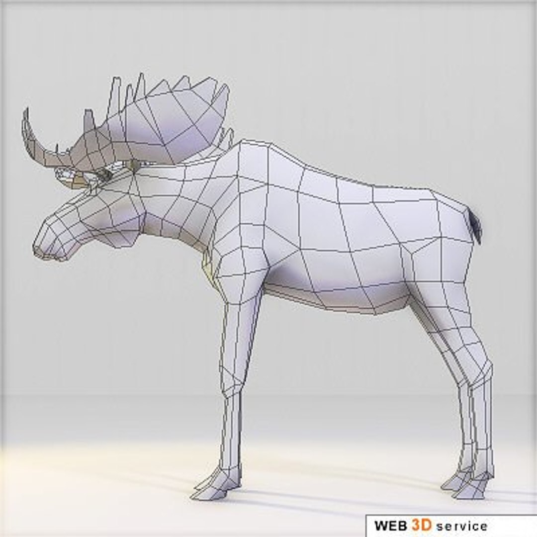 Moose Real Time 3d Model