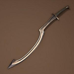 3D khopesh sword model