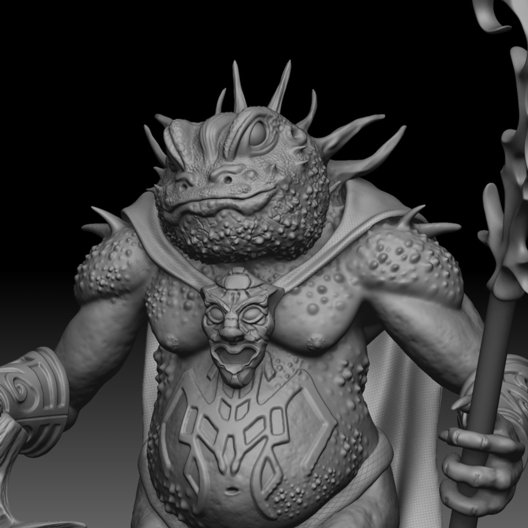 Toad Warrior 3D Model - TurboSquid 1178789