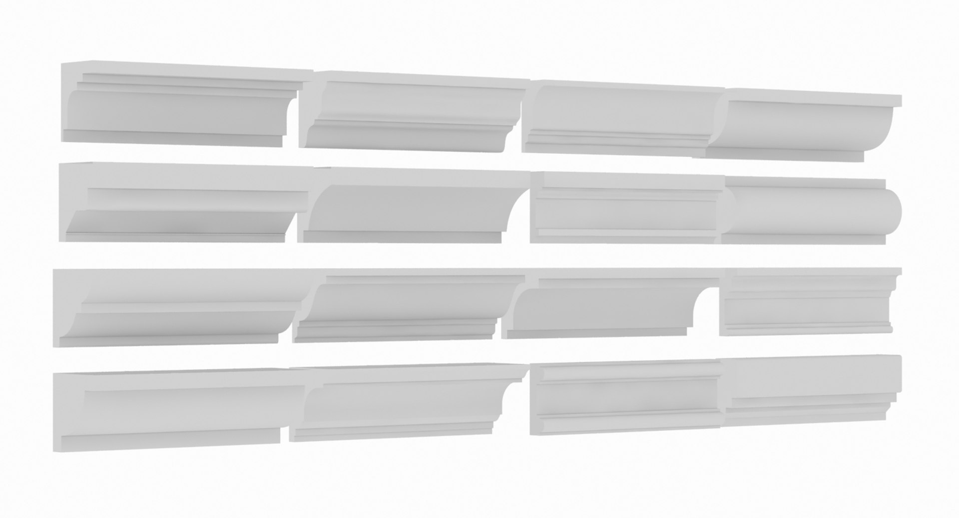 Cornice Pack 1 Model - TurboSquid 1490939