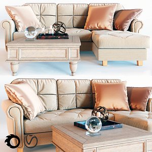 Corner sofa Velvet Evening