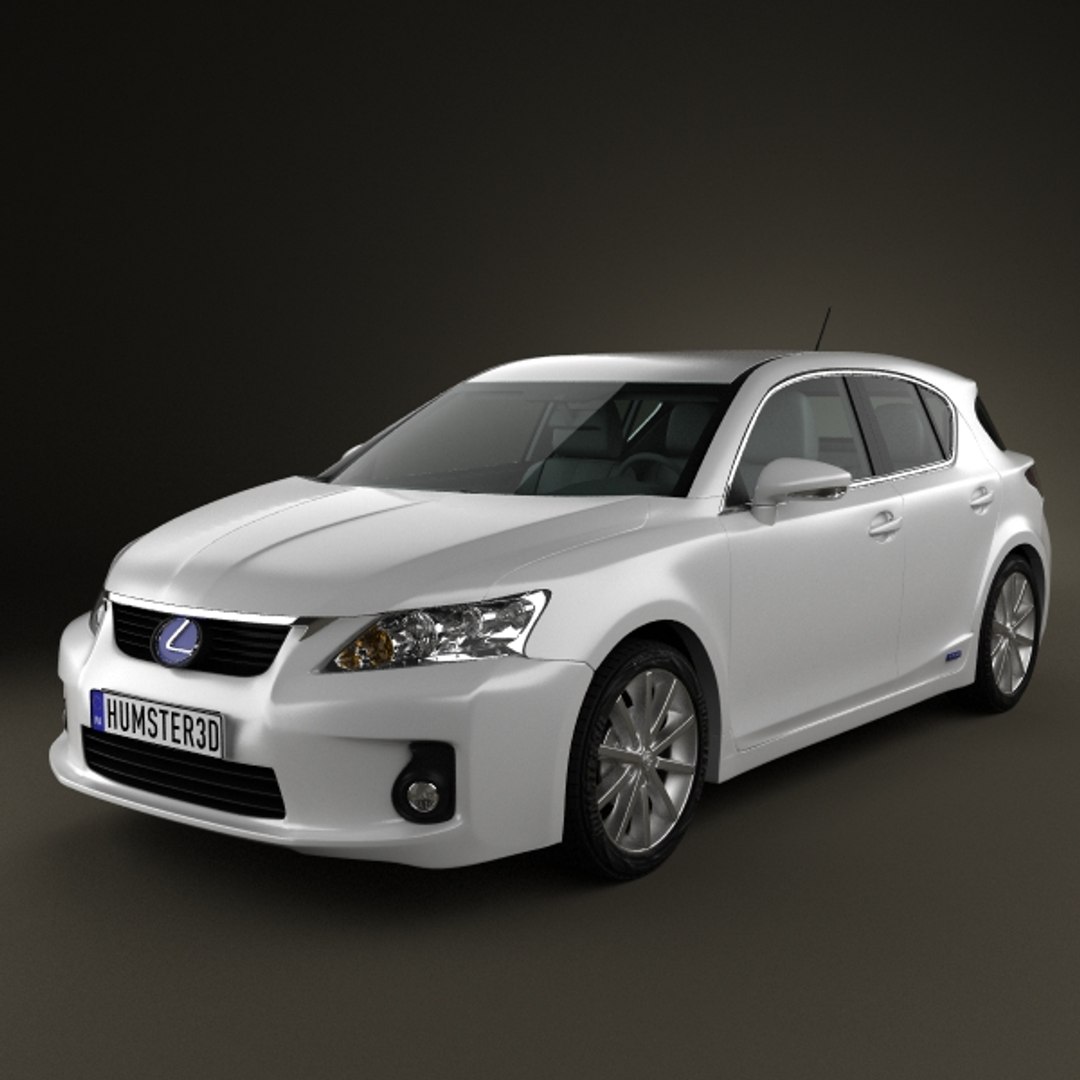 lexus ct 200h 3d model