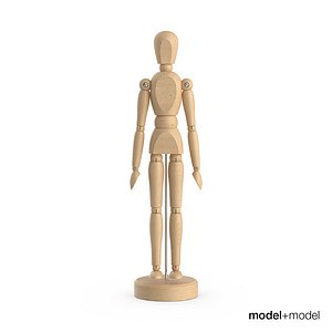 Wooden man figure