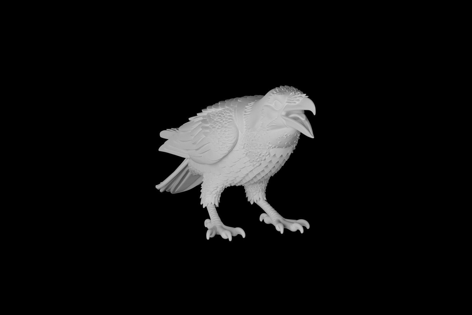 Crow Cawing Raven 3D https://p.turbosquid.com/ts-thumb/XY/BOabNE/rf/3/jpg/1751921576/1920x1080/fit_q87/e166cc80c1b5b1a7c6774544321104173c19293c/3.jpg