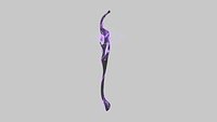 Fantasy Mage Staff 05 Dark - Medieval Weapon