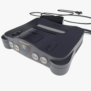 Nintendo 64 Video Game Console 3D model