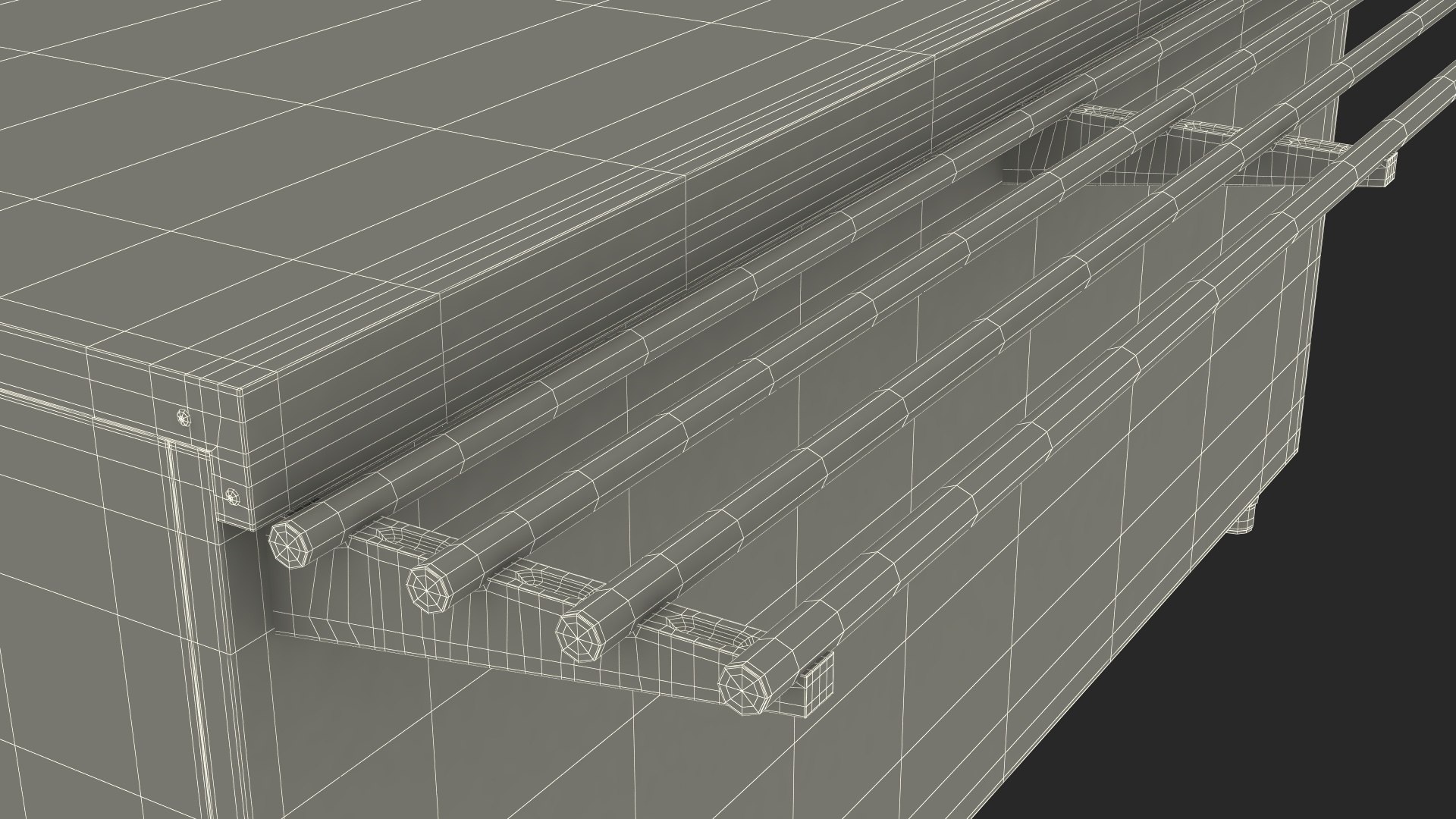 3D Model Table Self Service Line Element - TurboSquid 2059822