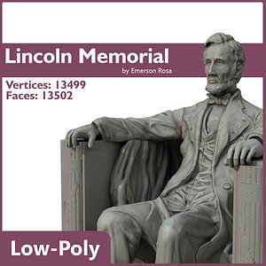 memorial - low-poly 3d obj