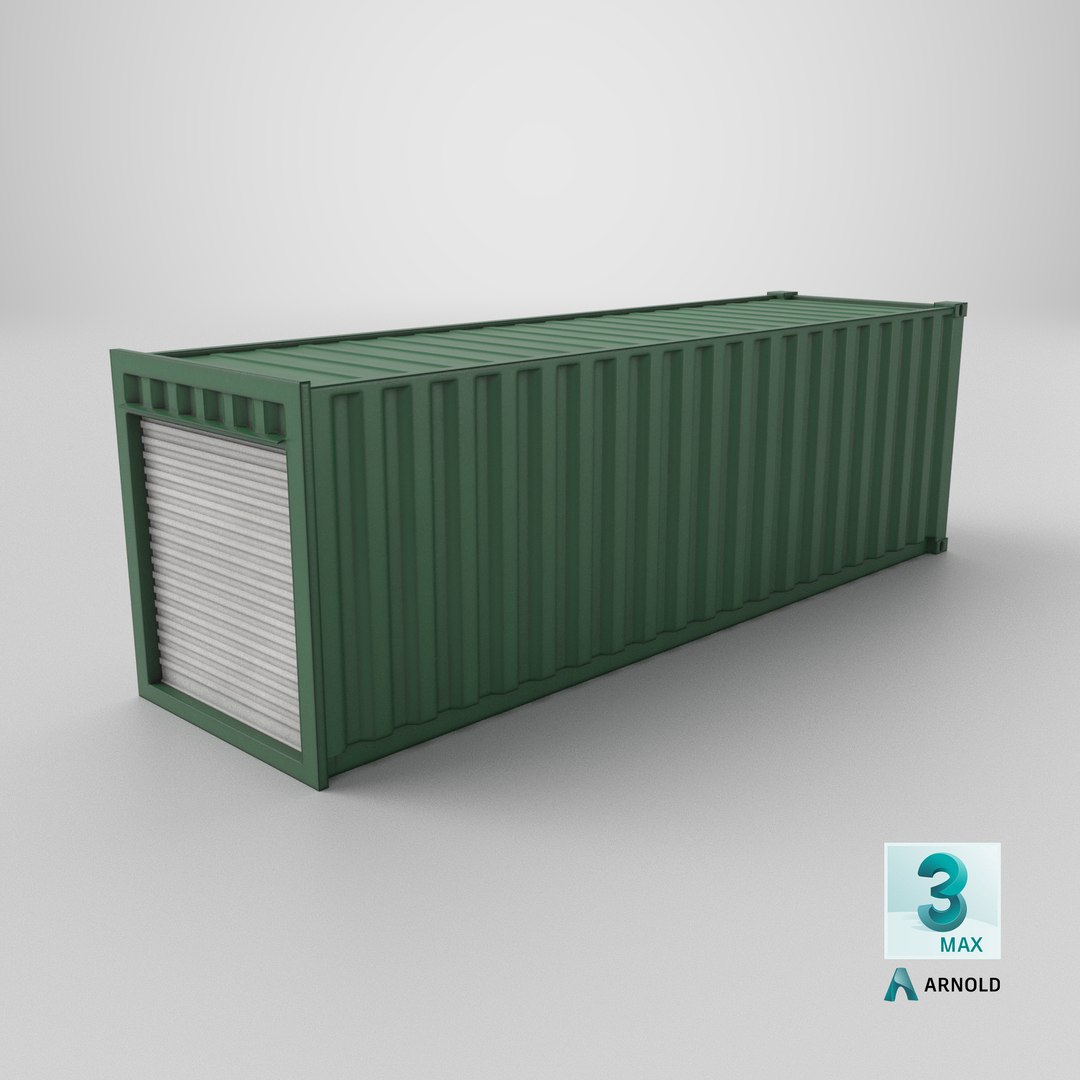 3D model 30ft Container With Roll-Up Door - Green https://p.turbosquid.com/ts-thumb/XY/MdIpRr/c1/stemcell_max_arnold_render/png/1743712786/1920x1080/fit_q87/473747bf067503ee890b31323bdd2a74320e9bb1/stemcell_max_arnold_render.jpg