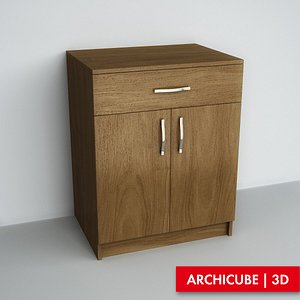 drawer chest 3d max