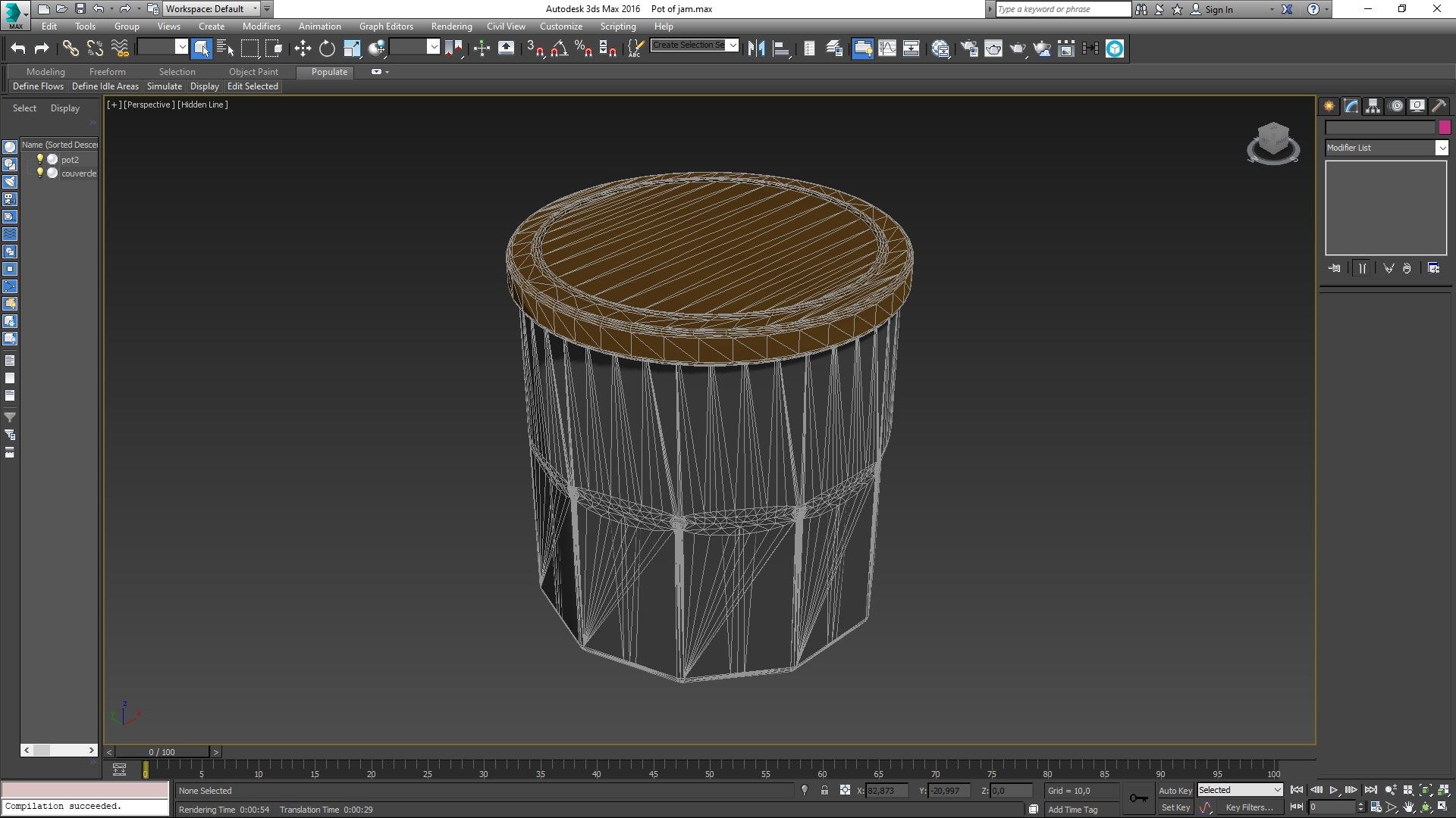 Pot Of Jam 3D Model - TurboSquid 2335968