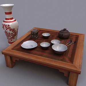 table chine 3D model
