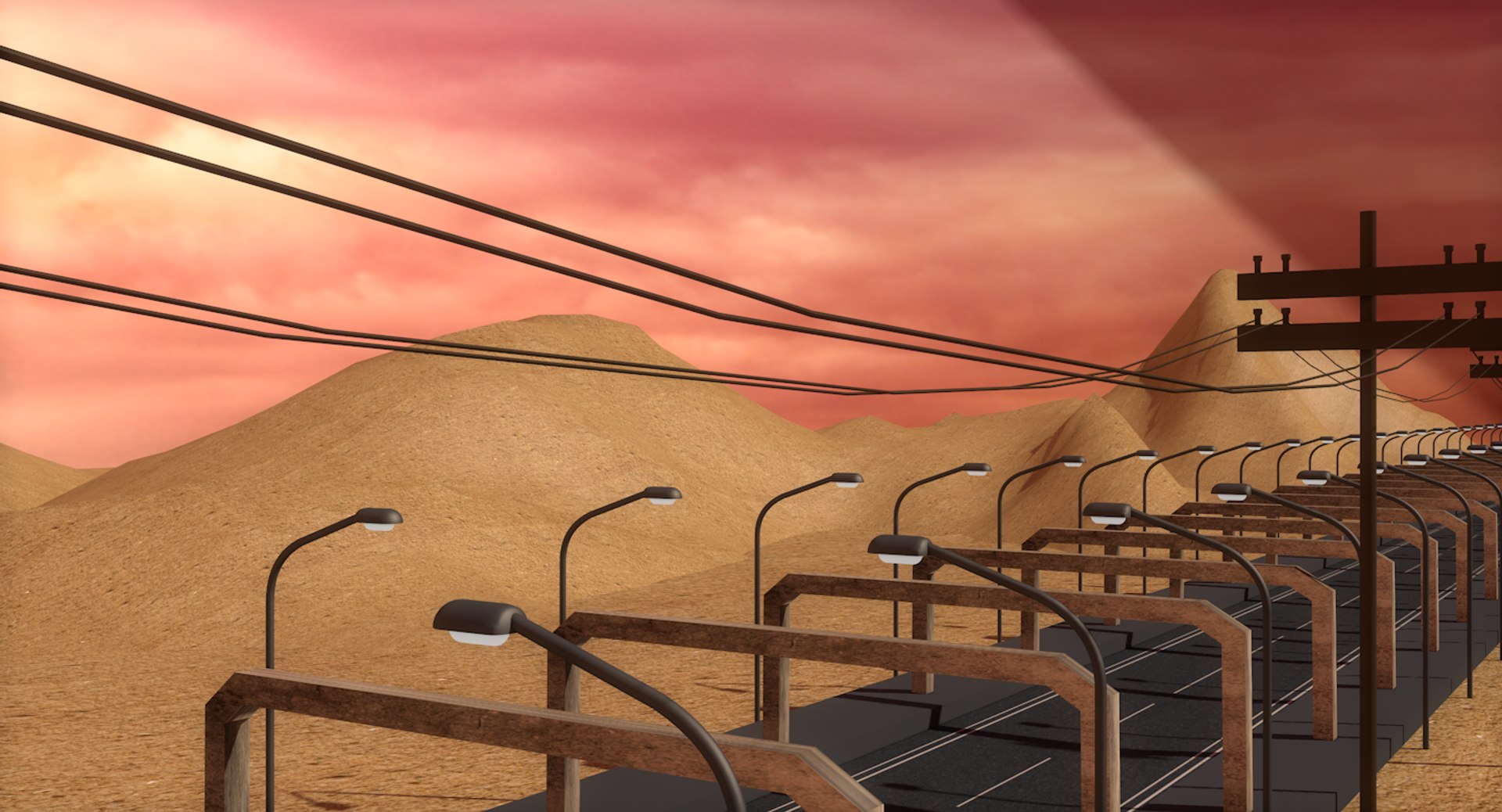 Highway Way 3D Model - TurboSquid 1566852