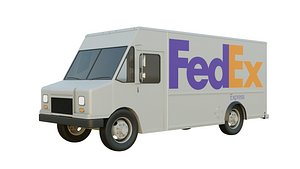 FedEx Truck 3D model