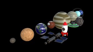 Space Pack 3D model