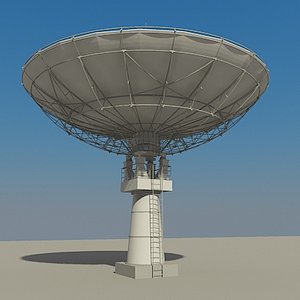 satellite dish 3d model