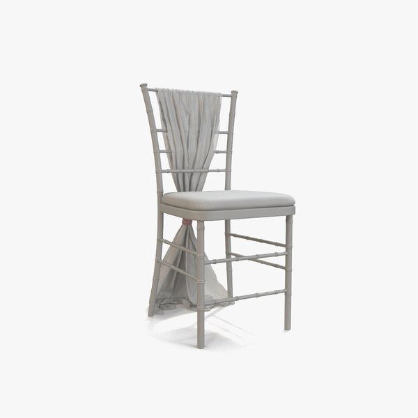 Event Chiavari Chairs White 3D model