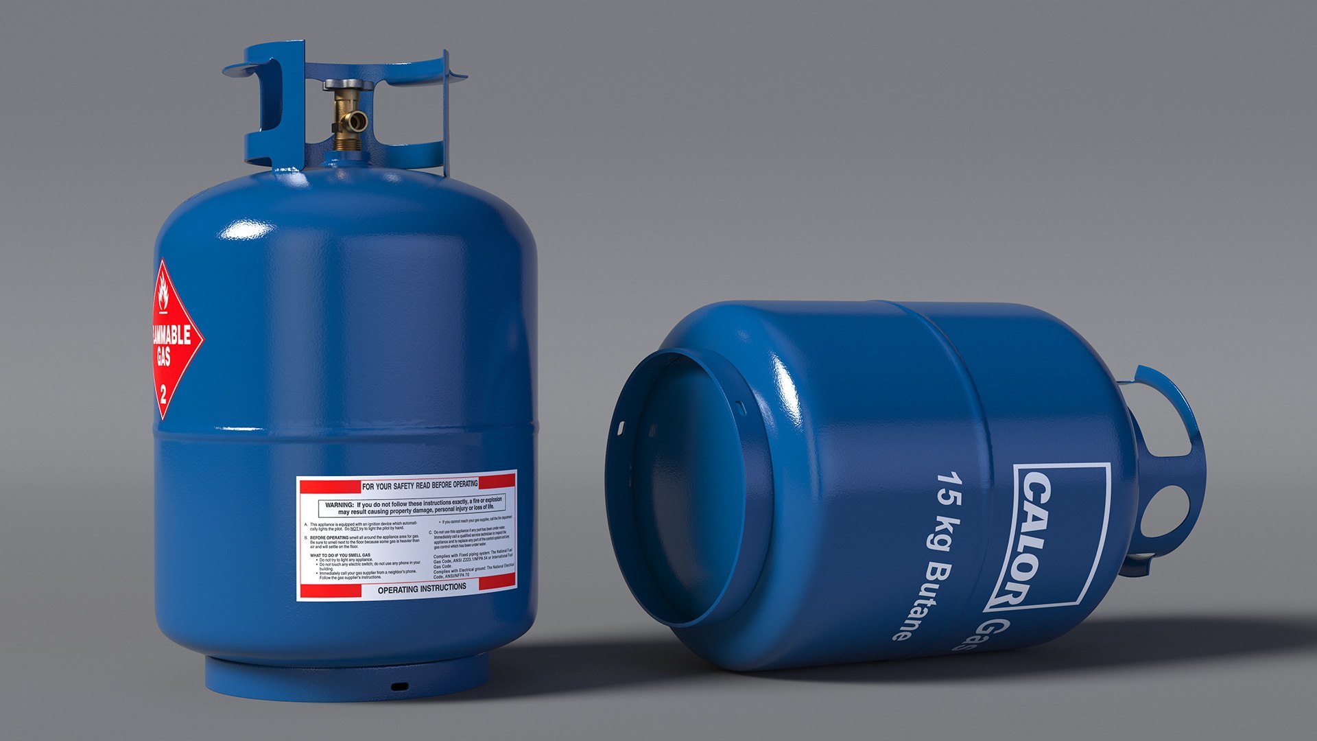 3D Model Propane Gas Cylinder Tank - TurboSquid 2267491