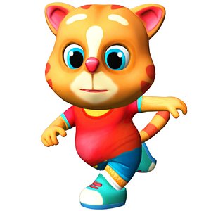 Cat Animated Rigged