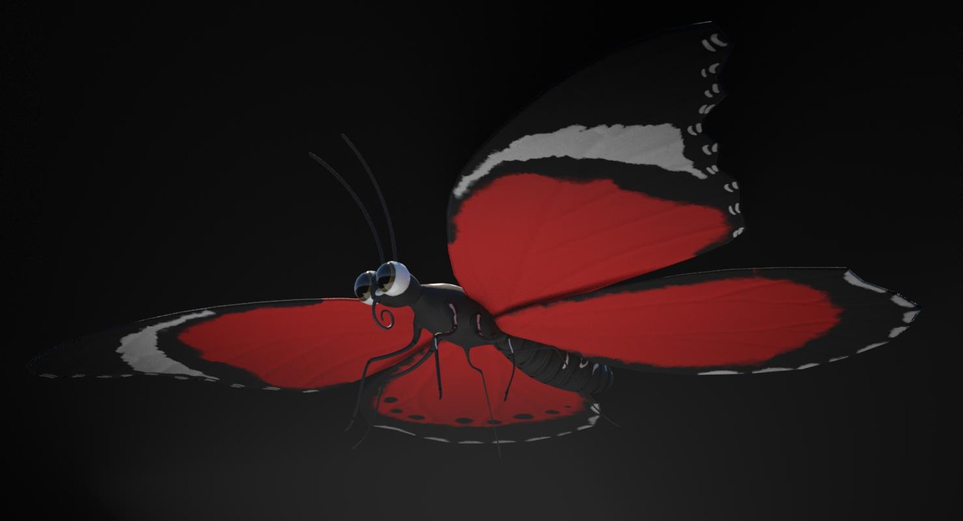 3D Model Rigged Butterfly Animate - TurboSquid 1401907