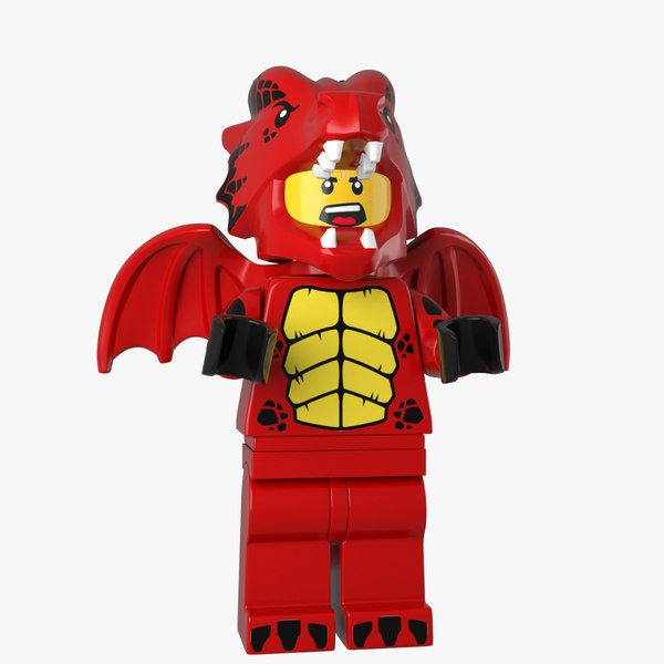 LEGO Dragon Suit Guy 3d Model model