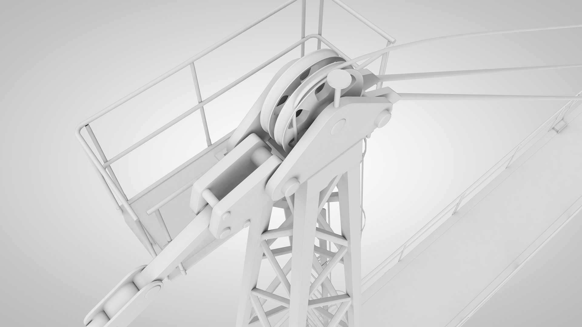 3d Tower Crane Model