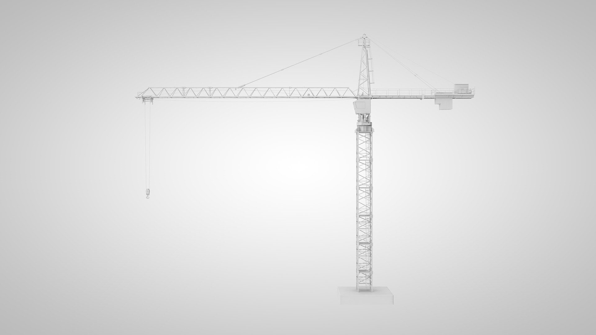 3d Tower Crane Model
