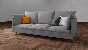 3D modern couch