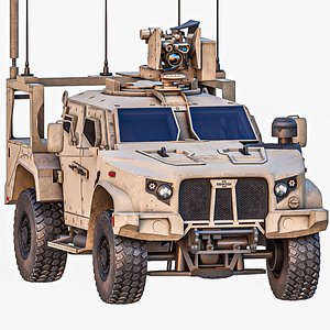 3D JLTV Oshkosh Crows Kongsberg