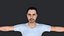 Aaron Taylor Johnson Hyper Realistic Full Body Fully Rigged 3D Character