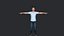 Aaron Taylor Johnson Hyper Realistic Full Body Fully Rigged 3D Character