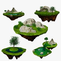 Five Floating Island Pack