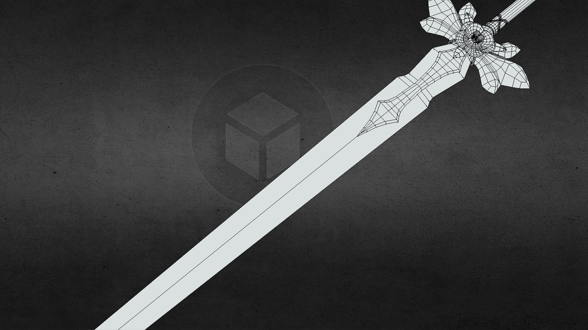Sword Art Online Blue Rose Sword 3D model TurboSquid 1972535