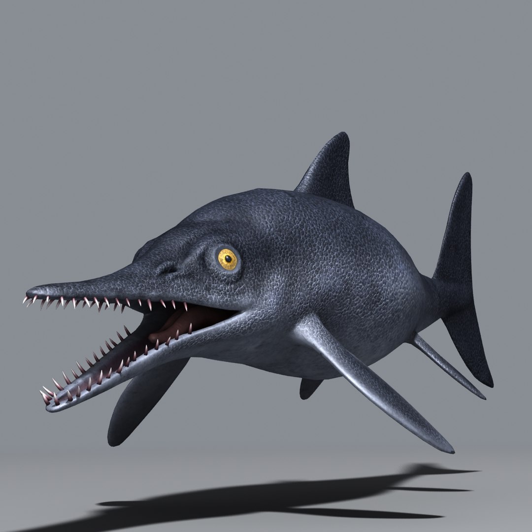 Ichthyosaurs Triassic Cretaceous 3d Max