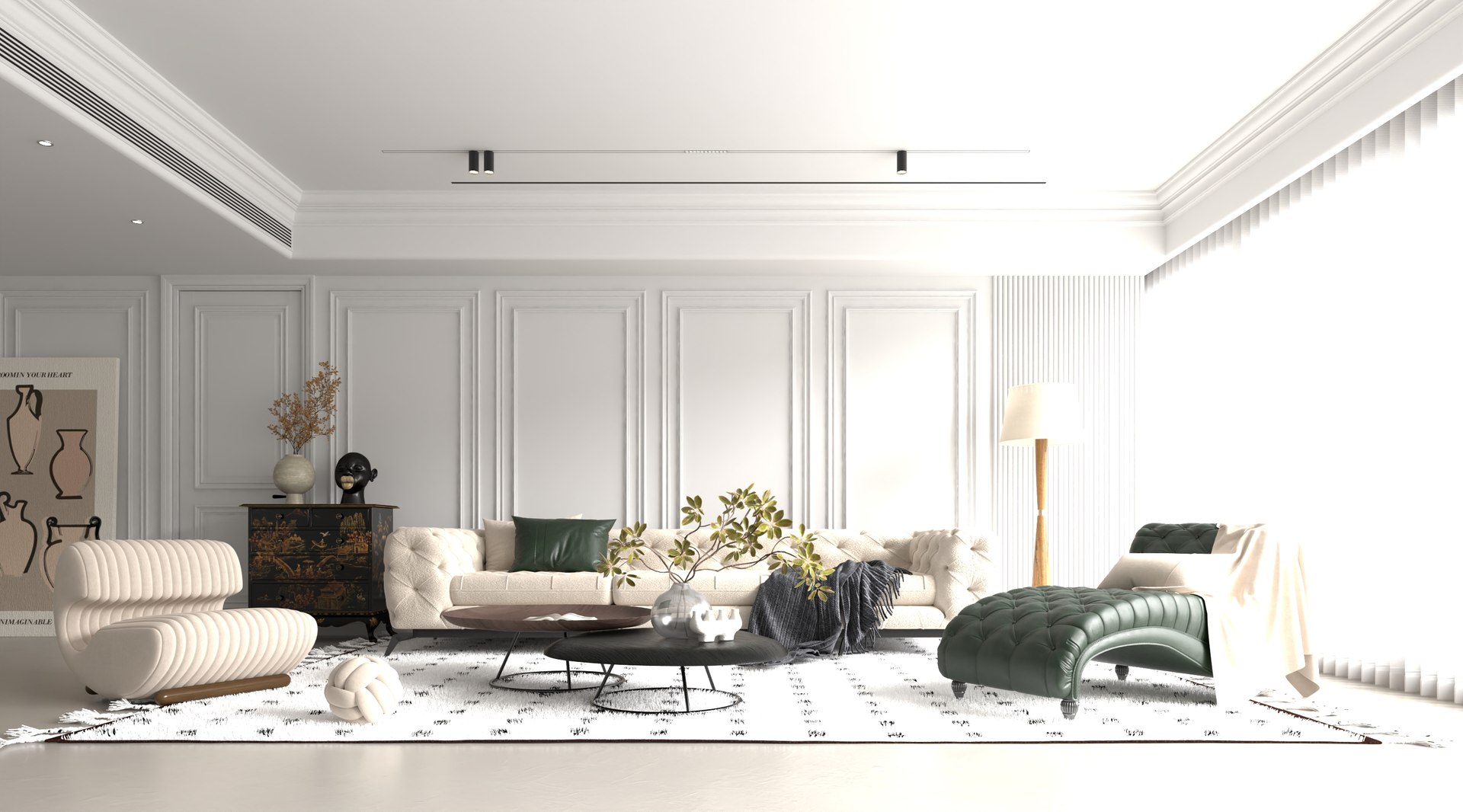 G6-French Luxury Interior Scene By 3dmax 3D Model - TurboSquid 2074388