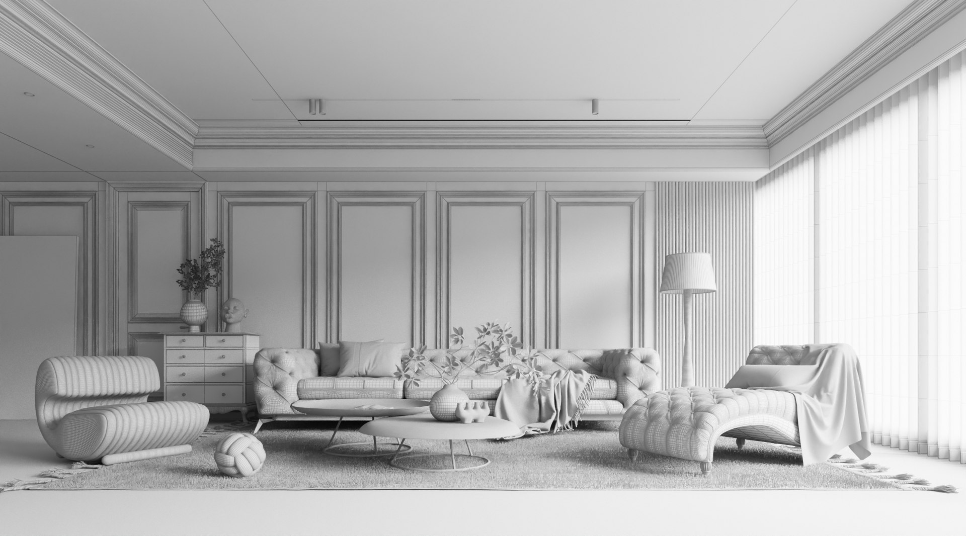 G6-French Luxury Interior Scene By 3dmax 3D Model - TurboSquid 2074388
