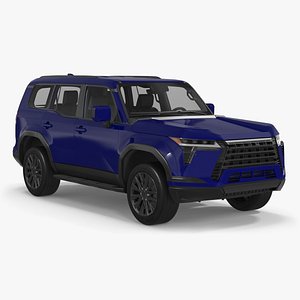 Luxury Off-Road SUV Blue 3D