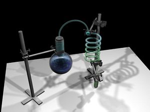 3d model distiling laboratory