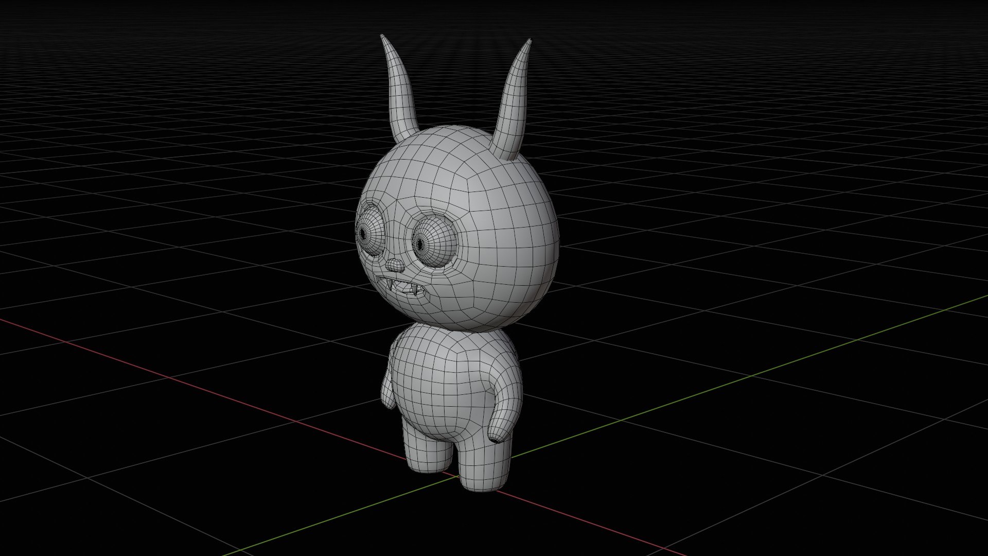 Cartoon character 05 - Monster 3D model https://p.turbosquid.com/ts-thumb/XZ/UbqgyI/yT/cartooncharacter05_wire2/jpg/1705999881/1920x1080/fit_q87/8a8099ee149d4967f3599e2074aff0bafcfca535/cartooncharacter05_wire2.jpg