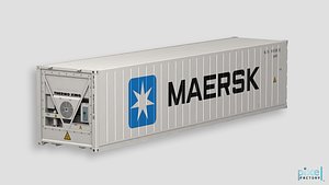 reefer container 3d model