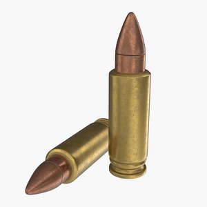 HUSH Subsonic  300 Blackout ammo 3D