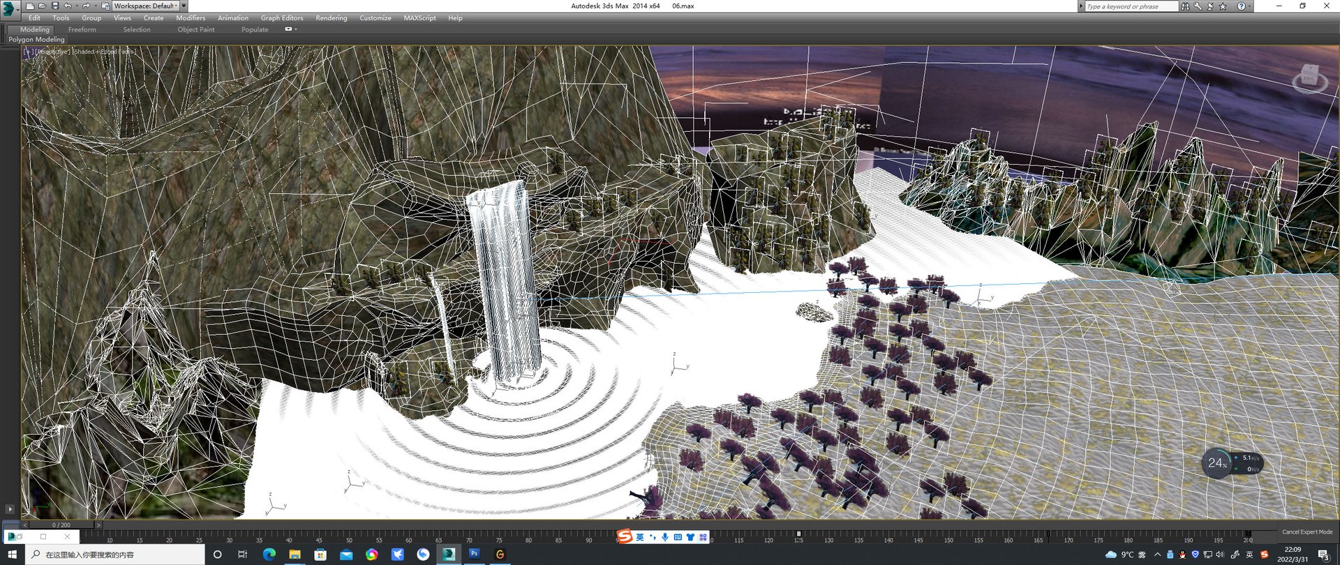 3D Terrain Cayon Mountain Ravine Landscape Model - TurboSquid 1876248