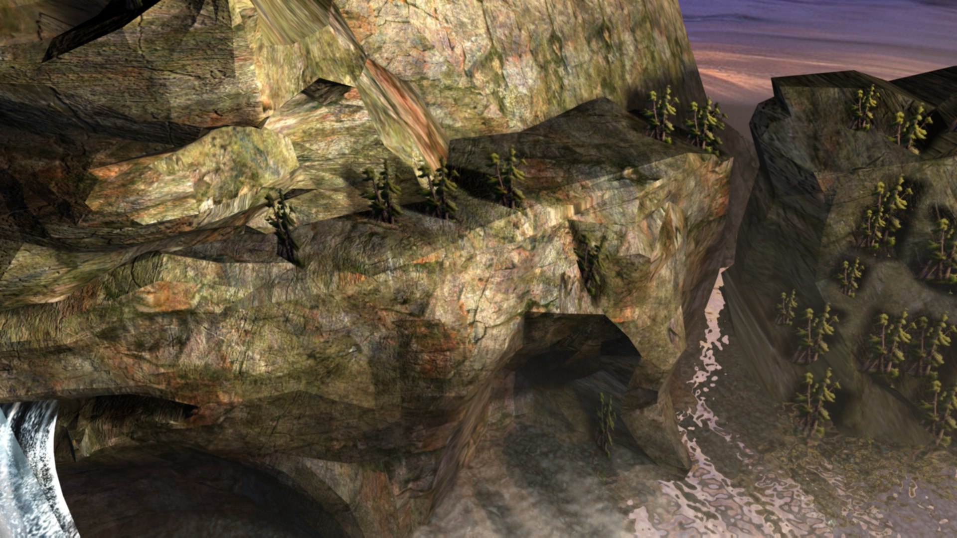 3D Terrain Cayon Mountain Ravine Landscape Model - TurboSquid 1876248