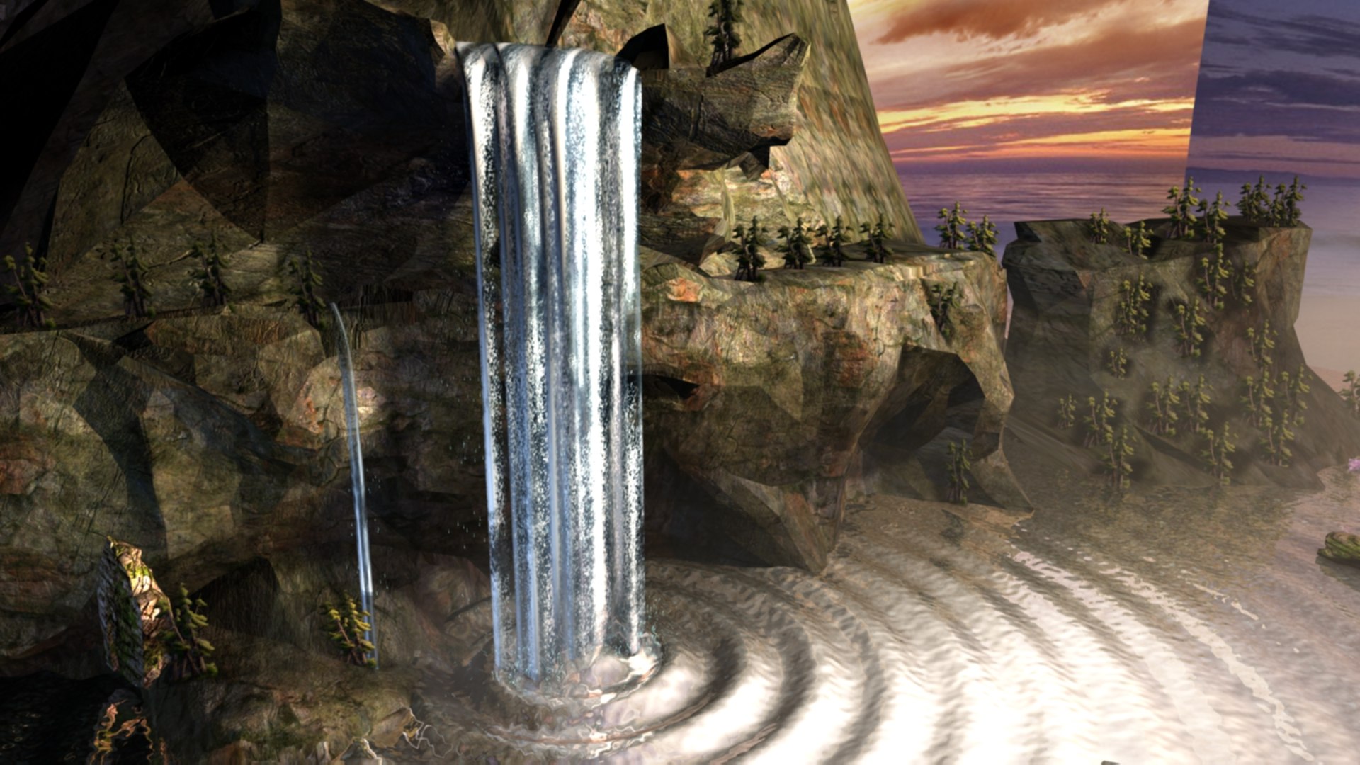 3D Terrain Cayon Mountain Ravine Landscape Model - TurboSquid 1876248