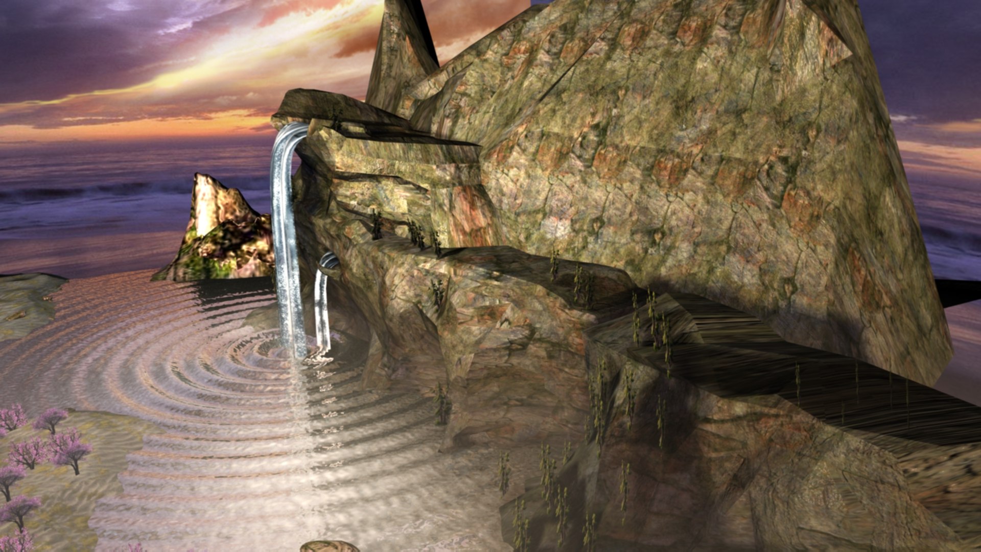 3D Terrain Cayon Mountain Ravine Landscape Model - TurboSquid 1876248
