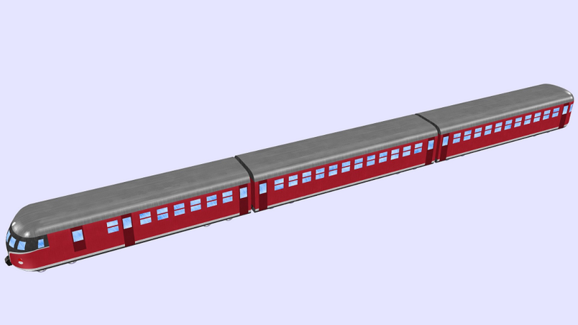 Vt08 Passenger Train 3D - TurboSquid 1708344