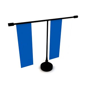 Flag of Bavaria 3D model