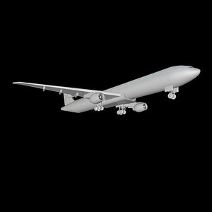 3d model airplane plane air