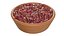 3D Kidney red bean bowl